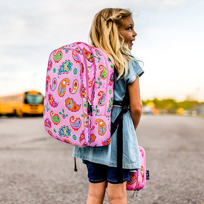 Wildkin 15-inch Kids Backpack for Boys & Girls, Backpack Feature Padded Back & Adjustable Strap for School & Travel Backpacks (Paisley)