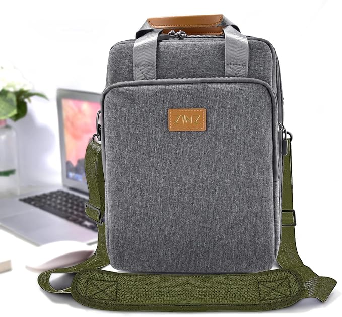 ZINZ Shoulder Strap Universal Bag Strap - 78" Ultra-Thick Padded with Dual Balanced Adjustable Buckles for Briefcase, Travel, Sports, Laptop, Crossbody Bag，Army Green