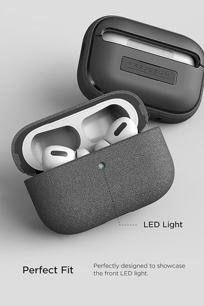 VRS Design Modern for Apple Airpods Pro 2nd Generation & 1st Generation Case (2023/2022/2019) (Sand Stone) [US Patent Registered]