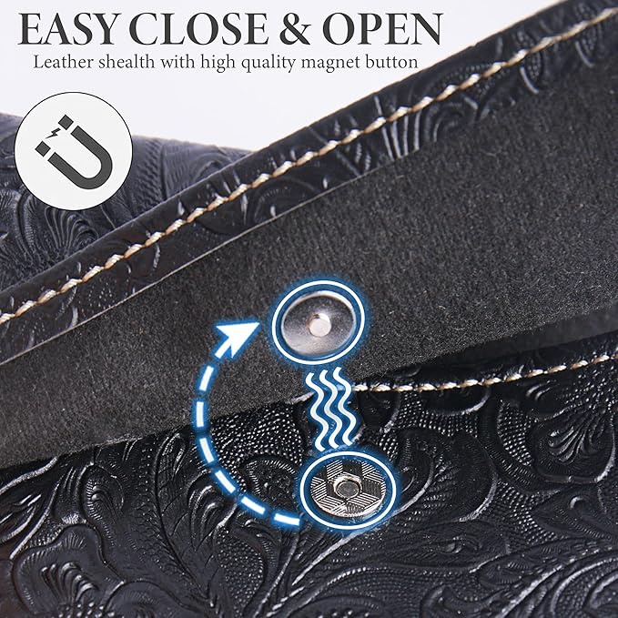 Pill Organizer,LIZIMANDU Weekly Travel Pill Case Box Medication Reminder Daily AM PM, Day Night 7 Compartments,for 4 Times A Day, 7 Days a Week-Includes Leather PU Carrying Case(1-Carved Black2)