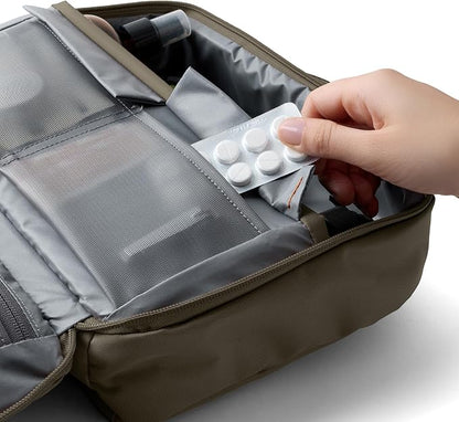 Bellroy Hanging Toiletry Kit Plus (8 Liter Travel Hanging Toiletry Bag) - SeaKelp