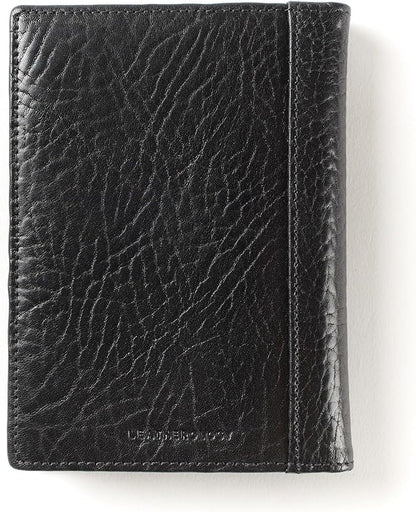 Leatherology Deluxe Passport Cover – Leather Travel Wallet with Card Slots, Pockets & Cash Storage
