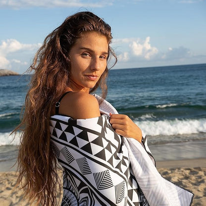 Elite Trend Microfiber Beach Towel - Extra Large 78x35 Inch Sand Free Quick Dry for Travel, Swimming, Pool, Yoga, Hiking, Camping – Lightweight Fast Drying Microfiber Towel Compact for Adults