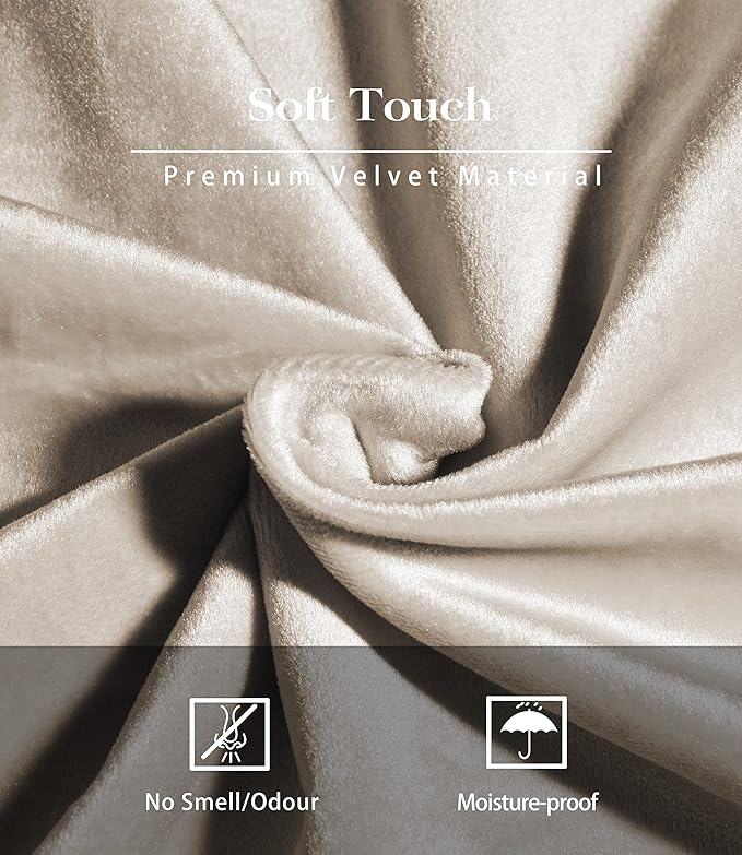 TAIMY Mini Jewelry Travel Case, Velvet Small Travel Jewelry Box, Portable Jewelry Travel Organizer Box for Rings Earrings Necklaces, Gifts for Women Girls(Beige)