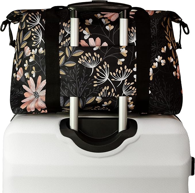 Jadyn Lola Travel Bag, Weekender/Overnight Duffel, Gym Tote Bag for Women, Men