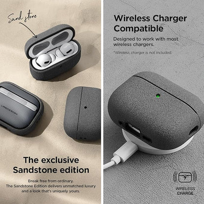 VRS Design Modern for Apple AirPods Pro 3rd Generation Case (2025) – Modern Minimal Style with Slim Profile and Precise Fit Compatible with AirPods Pro 3 (Navy)