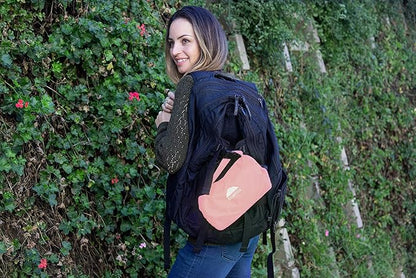 BlueHills Ultra Compact Travel Blanket 2 Pack Large Soft Cozy Portable Blanket Sheet with Carry Case and for Flight Airplane Car Layover Camping Hotel C206-2PK-Pink