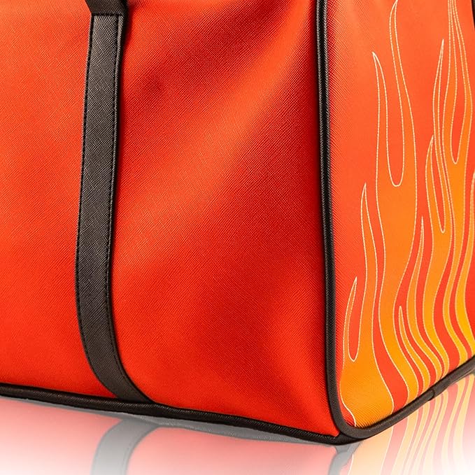 Disney Cars Lightning McQueen Mini Duffle Bag for Kids | Small Disney Travel Bag for Boys, Girls, Toddlers | Lightning McQueen Overnight Bag for Sleepovers, School, Sports | Ages 3+