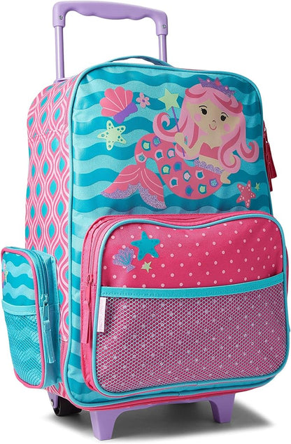 Stephen Joseph Kids Classic Rolling Luggage, Kids Luggage, Toddler Rolling Travel Carry On, Kids Suitcase with wheels,