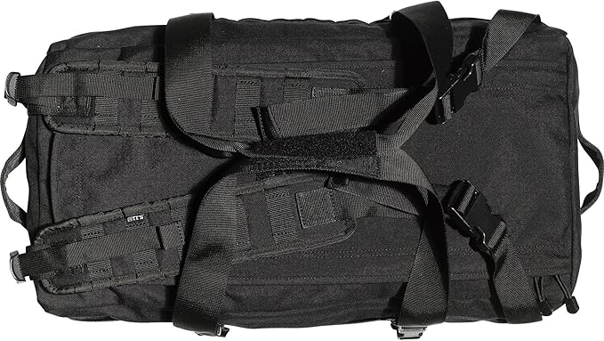 5.11 Tactical Duffel Bag Backpack for Travel, Waterproof, Large Rush LBD Lima 56L, Black, Style 56294ABR