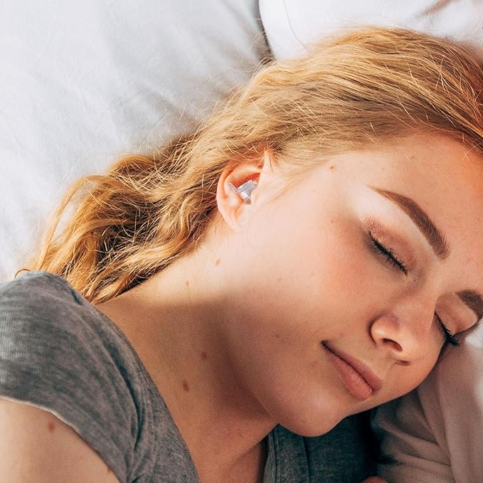 Eargasm All-Nighters Earplugs Standard - Noise Reducing Night-Time Ear-Plugs for Sleeping, Studying, Blocking Snoring - Perfect for Reducing Noise While Sleeping, Enhancing Focus While Studying & More
