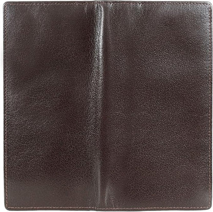 ELIZO Leather Long Wallet for Men Western Wallet Rodeo Mens Wallet Flat Bifold Wallets for Men Biker Billfold Wallet for Men Cowboy Wallet RFID Wallet for Men with Credit Card Holder