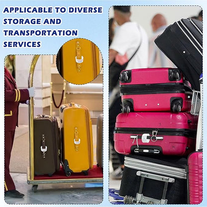 1000 Luggage Tags Hotels Baggage Claim Check Tags with Transfer Tape Serial Numbering (1-1000) Paper Luggage Tags Hotel Luggage Claim Bag Tags Claim Tickets for Hotel Luggage Identification (1)