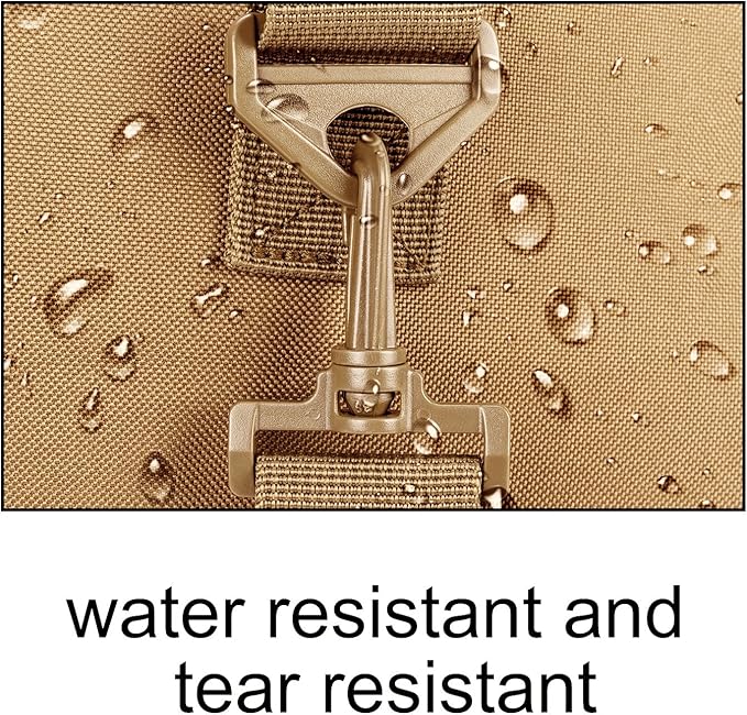 Military Tactical Outdoor Gym Bag Small Duffel Bag with Shoes Compartment for Sports Travel Camping Hunting (A-Tan)