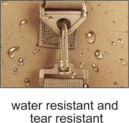 Military Tactical Outdoor Gym Bag Small Duffel Bag with Shoes Compartment for Sports Travel Camping Hunting (A-Tan)