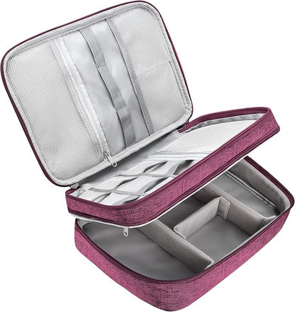 CILLA Electronics Organizer Travel, Travel Cord Organizer Case, Compact Electronics Accessories Bag for Cable, Cord, Charger, Phone