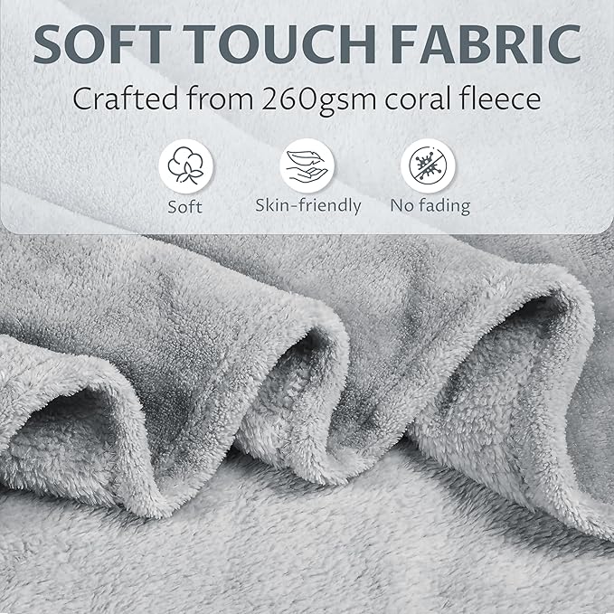 Tirrinia Travel Blanket Airplane Compact with Bag - Cozy Travel Pillow Blanket for Long Flight, Airplane Travel Essentials, Packable and Lightweight Travel Blanket and Pillow Set for Kids & Adults,