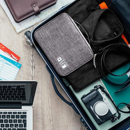 SELLYFELLY Electronics Organizer Travel Universal Cable Organizer Bag Waterproof Electronics Accessories Storage Cases for Cable, Charger, Phone, USB, SD Card, Hard Drives, Power Bank, Cords