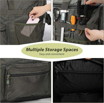 REDCAMP 85L/120L/140L Foldable Duffle Bag with Wheels, Large Travel Duffel Bag