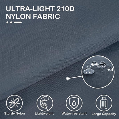 Cipway Compression Packing Cubes, Ultralight Luggage Organizer Bags with Laundry Bags and Clear Toiletries Bag, Travel Essentials for Carry on Suitcase (6 Piece,Gray)