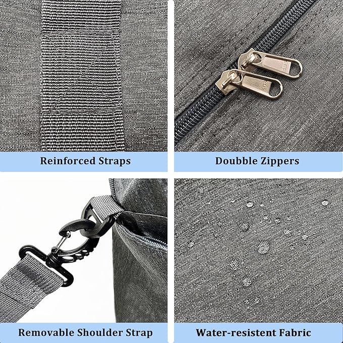 For Spirit Airlines Personal Item Bag 18x14x8 with Wet Pocket Foldable Travel Duffel Bag Underseat Carry on for Men & Women