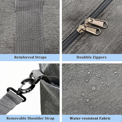 For Spirit Airlines Personal Item Bag 18x14x8 with Wet Pocket Foldable Travel Duffel Bag Underseat Carry on for Men & Women