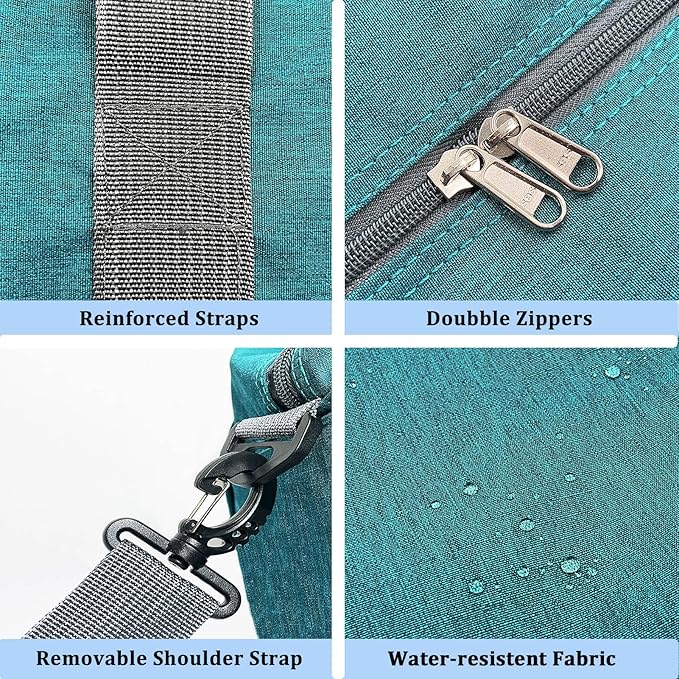 For Spirit Airlines Personal Item Bag 18x14x8 with Wet Pocket Foldable Travel Duffel Bag Underseat Carry on for Men & Women