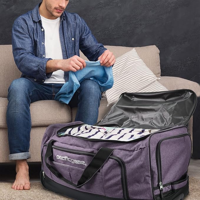 Pacific Gear Duffel Bag with Rolling Wheels