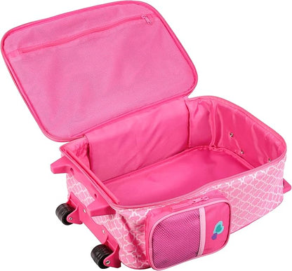 Stephen Joseph Kids Classic Rolling Luggage, Kids Luggage, Toddler Rolling Travel Carry On, Kids Suitcase with wheels,
