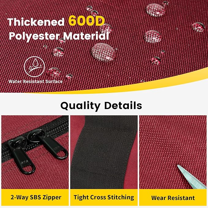 Vorspack Extra Large Duffle Bag for Travel - 100L Duffel Bag for Men Gear Bag for Storage Foldable Weekender Bag for Overnight Camping - Red