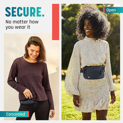 Hidden Money Belt for Travel for Men, Waist Wallet Anti Theft, RFID Passport Holder For Travel Men Or Women, Money Pouch, RFID Passport Holder