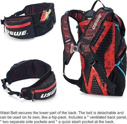 USWE Hajker, Hiking Backpack, Adventure Daypack with Waterproof Rolltop, for Men and Women