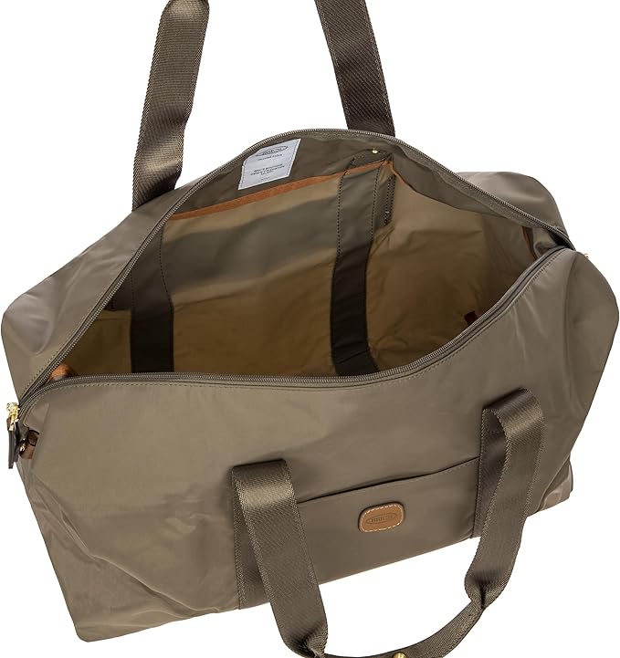Bric's X-Collection Recycled fabric holdall medio 2in1 foldable - Nut