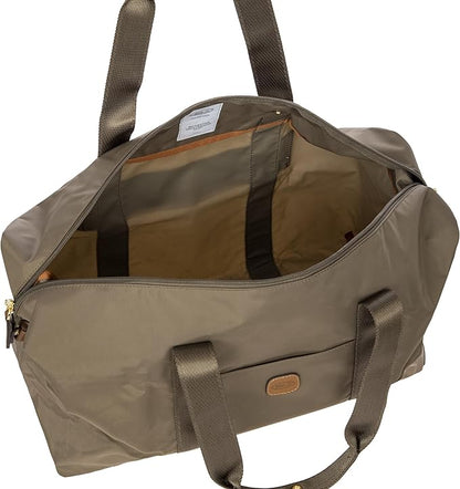 Bric's X-Collection Recycled fabric holdall medio 2in1 foldable - Nut