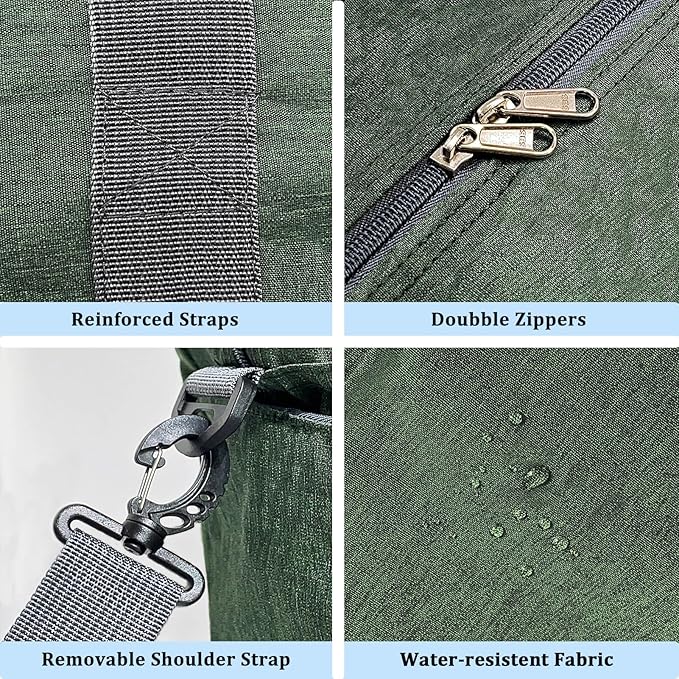 For Spirit Airlines Personal Item Bag 18x14x8 with Wet Pocket Foldable Travel Duffel Bag Underseat Carry on for Men & Women