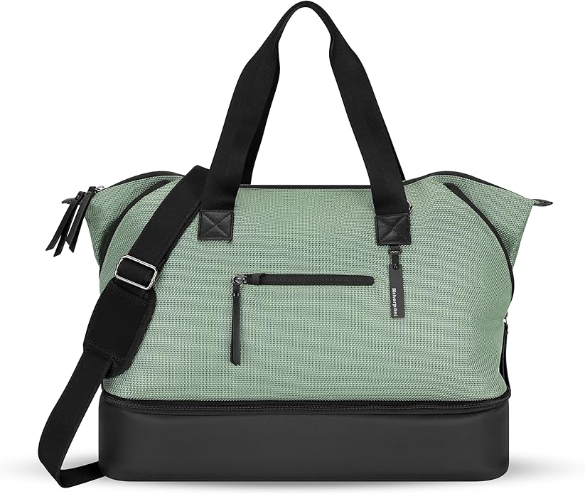 Sherpani Boston, Anti Theft Weekender Bags, Travel Duffel Bag, Carry On Tote Bag with Removable Shoe Bottom Compartment