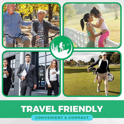 V-Grip Pill Splitter - Stackable Pill Organizer with 4 Daily Compartments, Medicine, Vitamin Organizer with AM/PM Boxes