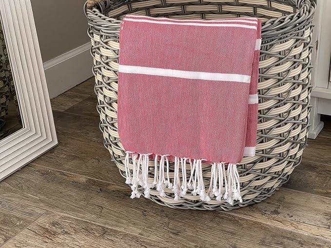 Beach Towel 100% Cotton Turkish Beach Towel Adult 38x70 Inch Pre-washed Absorbent Extra Large|Sand Free Quick Dry BathTowels|Lightweight Blanket|Travel Cruise Camping Spa Gym Yoga Towel|Ocean Depths