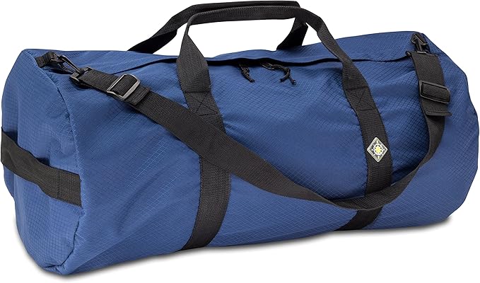 Diamond Ripstop Duffle Bags, Ultra Tough & Tear Resistant, Reinforced Stitching, Weatherproof, Packable Foldable Duffle Bag for Traveling
