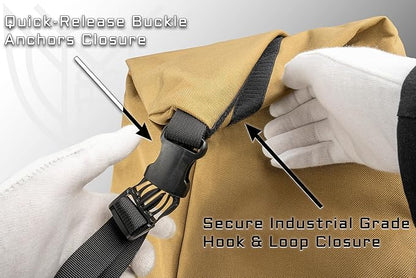 Xtreme Sight Line ~ AQUA RT Large Water-Proof Faraday Backpack/Black Hat Combo ~ Tracking/Hacking Defense ~ OD Green