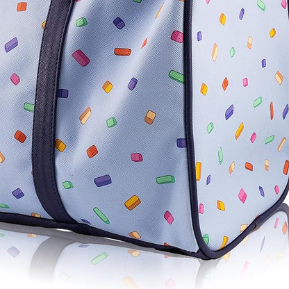 Bluey Mini Duffle Bag for Kids | Pink Unipony and Bluey Travel Bag | Small Overnight Tote for Girls | Bluey Weekender Duffle with Shoulder Strap | Ages 3+