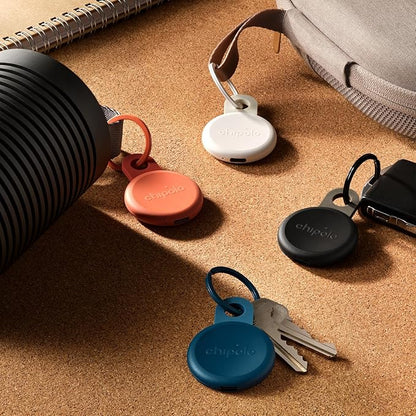 Chipolo Bundle (Loop, Card) - Rechargeable Bluetooth Tracking tag, Item Locator for Keys & Bags and Wallet Tracker, Compatible with Apple Find My or Find Hub on Android