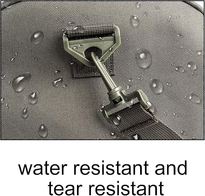 Small Duffel Bag Military Tactical Outdoor Gym Bag with Shoes Compartment for Sports Camping Hunting (Grey)