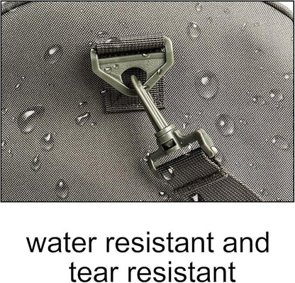 Small Duffel Bag Military Tactical Outdoor Gym Bag with Shoes Compartment for Sports Camping Hunting (Grey)