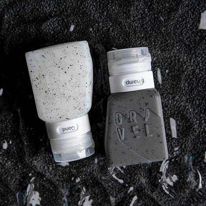 Gravel TSA Approved Travel Bottles – Leakproof, BPA-Free, Compact Toiletry Containers (4-Pack, 3oz)