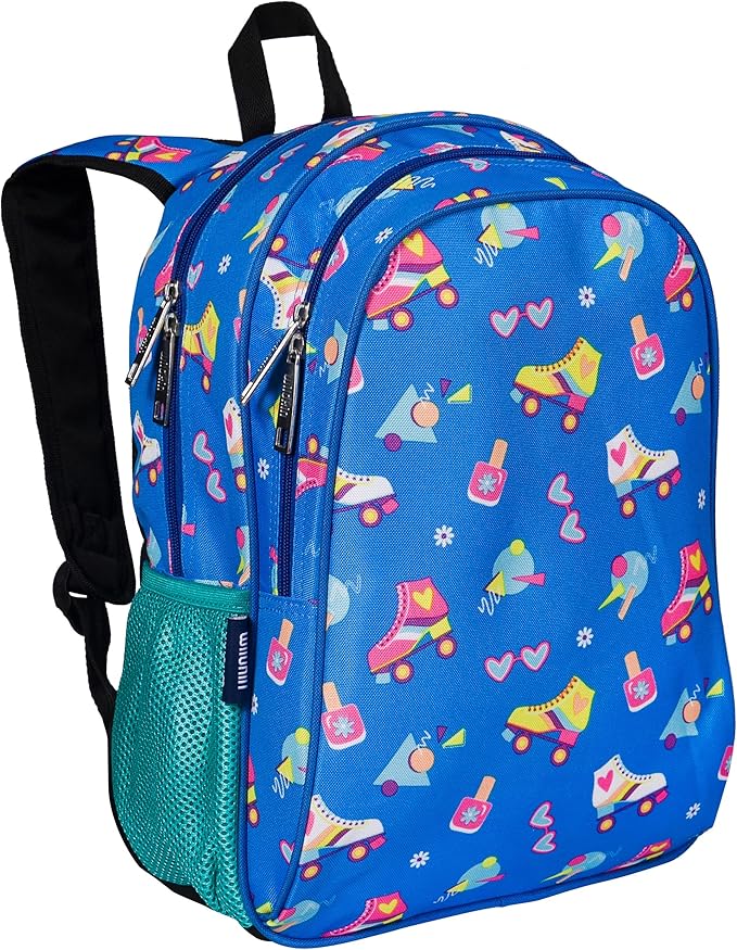 Wildkin 15-inch Kids Backpack – Durable, Padded, Adjustable for School & Travel - Rad Roller Skates