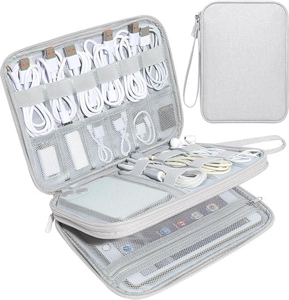 CILLA Electronics Organizer Travel, Travel Cord Organizer Case, Compact Electronics Accessories Bag for Cable, Cord, Charger, Phone