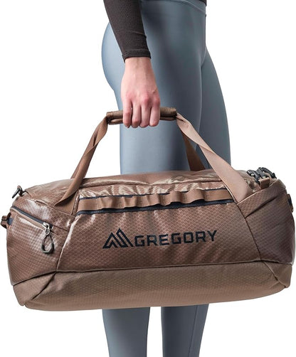 Gregory Alpaca 40L Water-Resistant Adventure Travel/Gear Organization Duffel Bag with Packing Cube Included, Mirage Tan