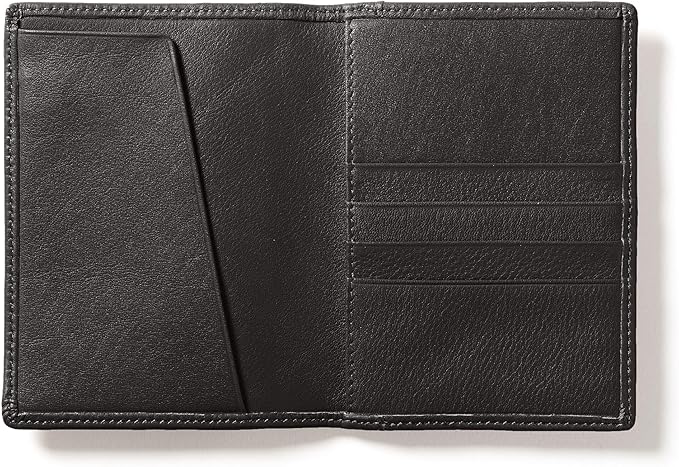 Leatherology Deluxe Passport Cover – Leather Travel Wallet with Card Slots, Pockets & Cash Storage