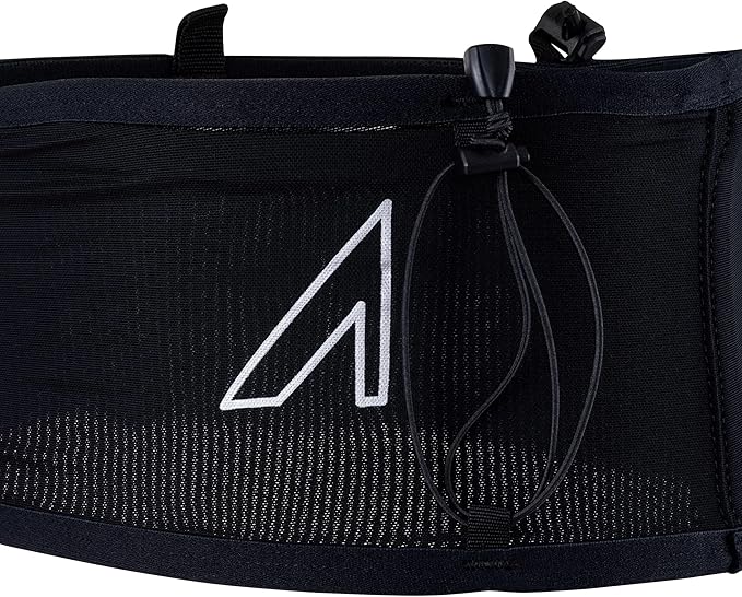 UltrAspire Fitted Race Running Waist Belt - Lightweight, Durable, Essential Pockets, 5 Sizes